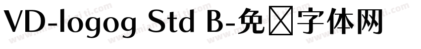 VD-logog Std B字体转换